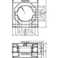 ONKA current transformer - CURRENT TRANSFORMER 1600/5A, 80MM, CLASS 0.5S, 20VA (TK8016005310 / 80011771)